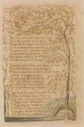 Night, plate 16 from Songs of Innocence, 1789
